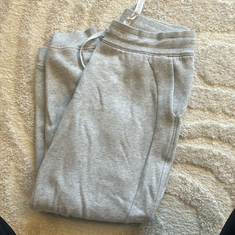 Grey Lululemon joggers size 10
